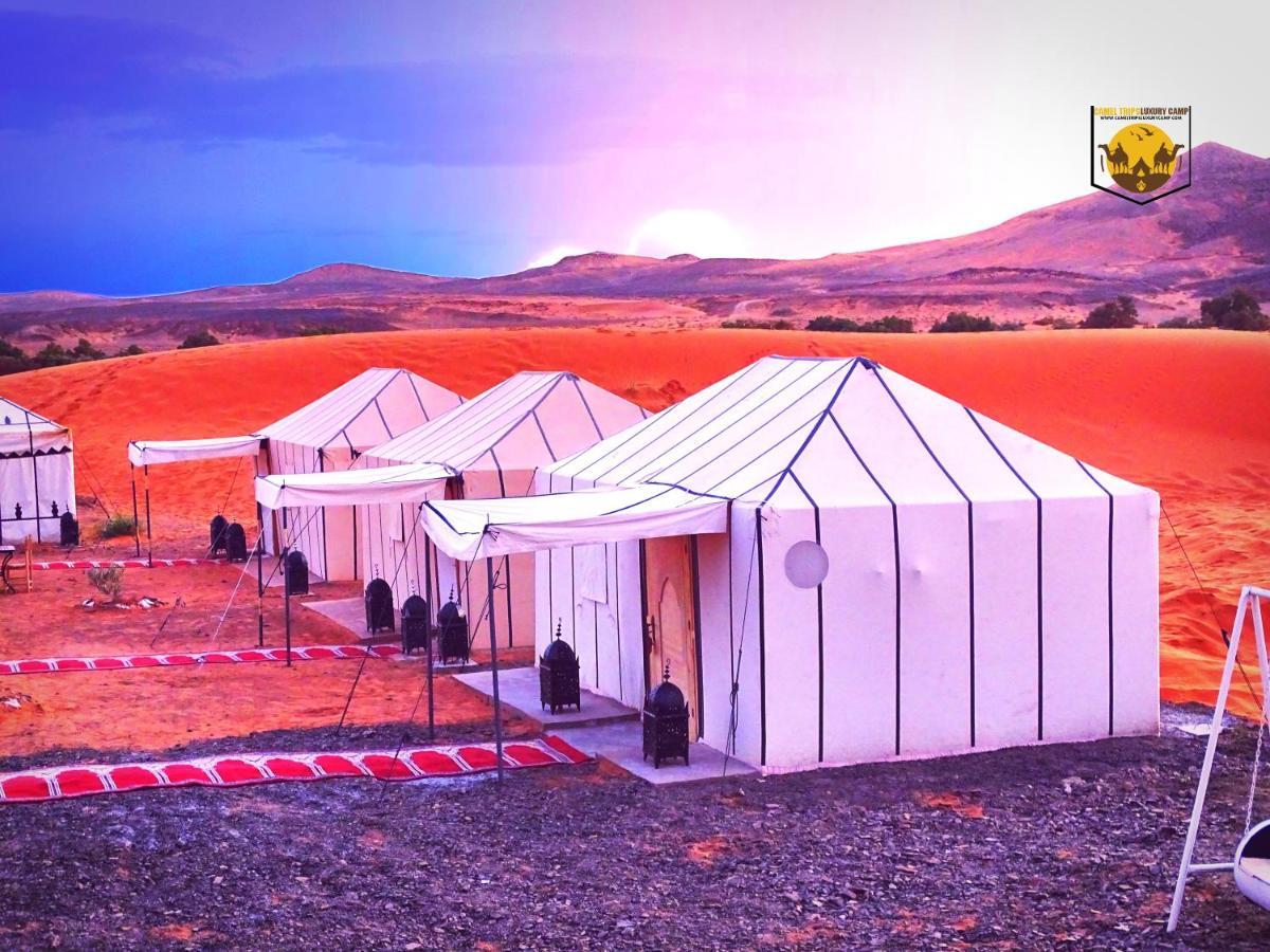 Camel Trips Luxury Camp Hotel Merzouga Bagian luar foto